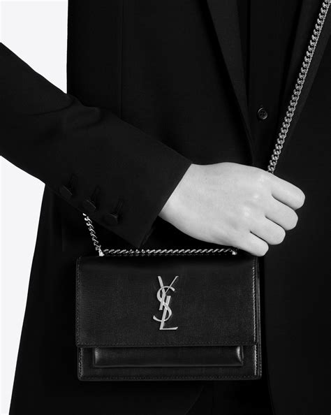 ysl sunset chain wallet mini|best wallet on chain women.